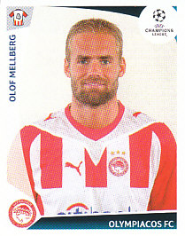 Olof Mellberg Olympiacos FC samolepka UEFA Champions League 2009/10 #517